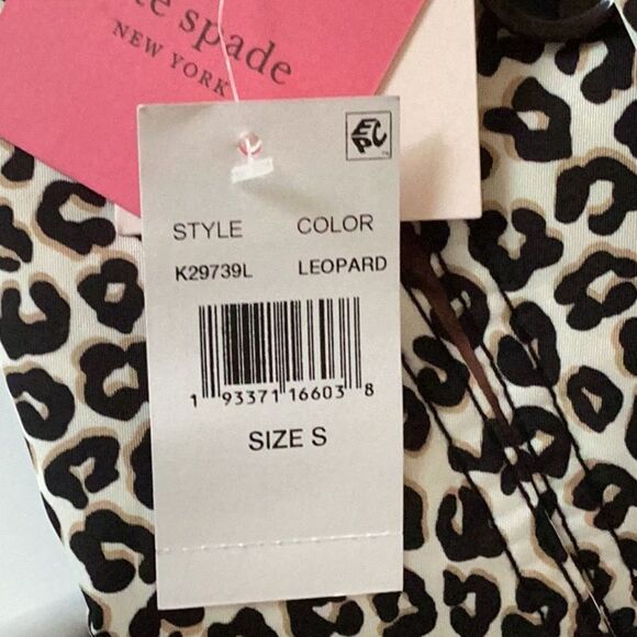 KATE SPADE NWT LEOPARD PRINT 34” TRENCH RAIN COAT JACKET SMALL - Picture 13 of 13